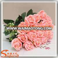 Chinese high quality silk flowers nosegay of artificial flower wholesale for wedding