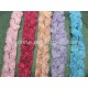 Shabby Frayed Chiffon Rose Flower Trim